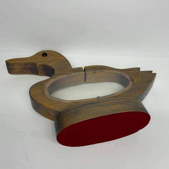 Vintage Handcrafted Wooden Duck Bank - Picture 6 of 8